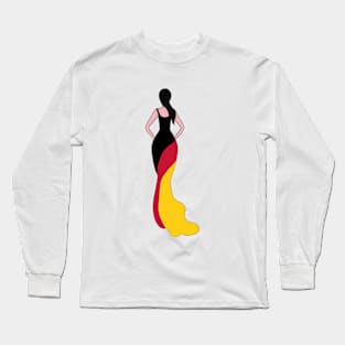 Belgium Woman Long Sleeve T-Shirt